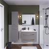 SENSEA Colonna per mobile bagno Perla SENSEA 2 ante P 36.5 x L 35 x H 160 cm Grigio laccato truciolare