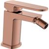 AQUASANIT Rubinetto per bidet getto laminare cristallino Zefir AQUASANIT rame lucido