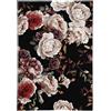 Leroy Merlin Tappeto Floral in polipropilene, L 230 x L 160 cm, nero