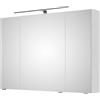 PELIPAL Pensile con luce Cassca PELIPAL bianco lucido L 100 x H 70 x P 15 cm