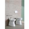 Leroy Merlin Coppia sanitari distanziato scarico a pavimento Casual T lucido WC: P 61 x L 36 x H 48 cm, bidet: P 60.5 x L 36 x H 48 cm