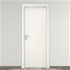 COOPLEGNO Porta interna a battente Mood in MDF colore bianco, L 80 x H 210 cm, apertura a destra