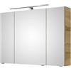 PELIPAL Pensile con luce Cassca PELIPAL riviera rovere replica trasversale L 100 x H 70 x P 15 cm