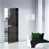 Leroy Merlin Porta battente Bora nero L 90 x H 210 cm reversibile