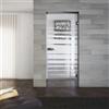 Leroy Merlin Porta battente Bora Horizon bianco e trasparente L 80 x H 210 cm reversibile