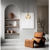 LA MIA LUCE Lampadario Glamour Gallura nero paralume giallo E27 LA MIA LUCE