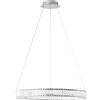 Brilliant Lampadario LED neoclassico Queen cromo Ø80cm, luce con 3 temperature di colore 6000 lumen, BRILLIANT