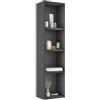 VISOBATH Colonna per mobile bagno Element VISOBATH 1 anta P 28 x L 20 x H 110 cm cenere laccato truciolare