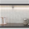 GOLDART Piastrella Mosaico in gres porcellanato Venus bianco lucido L 30 x L 30cm x Sp. 9 mm, 7 pezzi