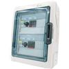 Leroy Merlin Quadro elettrico preassemblato cablato QCM2102L 2 stringhe DC 4/&KW 340 x 161 x 432 mm