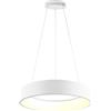 LUCE AMBIENTE DESIGN Lampadario LED design Noah bianco Ø60cm, luce con 3 temperature di colore 8000 lumen, LUCE AMBIENTE DESIGN