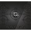 Candy Piastra di cottura a gas 5 fuochi L 75 cm CVG6BR4WTW VETRO WH CANDY nero