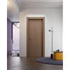 Leroy Merlin Porta interna a battente Bilbao in legno colore noce biondo, L 80 x H 210 cm, apertura reversibile
