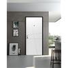 Leroy Merlin Pannello per porta blindata laccato bianco L 94 x H 213 cm, Sp 6 mm
