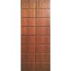 Leroy Merlin Pannello per porta d'ingresso Regent impiallacciato prodotto senza rivestimento noce L 81 x H 209.5 cm, Sp 18 mm