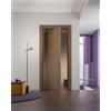Leroy Merlin Porta interna rototraslante Bilbao in legno colore noce biondo, L 70 x H 210 cm, apertura a sinistra