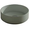 VISOBATH Lavabo da appoggio COLORS VISOBATH tondo in ceramica verde piletta non inclusa