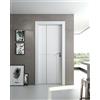 Leroy Merlin Porta interna pieghevole a libro Lione in legno colore bianco, L 80 x H 210 cm, apertura a sinistra