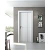 Leroy Merlin Porta interna pieghevole a libro Lione in legno colore bianco, L 70 x H 210 cm, apertura a destra