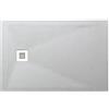 Leroy Merlin Piatto doccia in resina effetto pietra bianco L 100 x L 70 cm