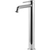 GATTONI RUBINETTERIA Rubinetto per lavabo getto laminare cristallino CIRCLE TWO cromo lucido GATTONI RUBINETTERIA H 30 cm