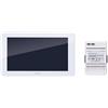ELVOX VIMAR Schermo supplementare per videocitofono ELVOX VIMAR MONITOR 7" TS SUPPLEMENTARE ALIM. DIN TFT 7" touchscreen bianco