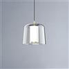 MILOOX Lampadario Moderno Frieda oro paralume bianco G9 MILOOX