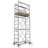 GIERRE Trabattello GIERRE Torre mobile professionale in acciaio in acciaio portata max 150 kg dimensioni 520x93x178 m altezza di lavoro 6.15 m