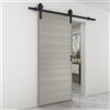Leroy Merlin Porta scorrevole reversibile Cambridge in mdf rovere grigio, L 93 x H 212 cm, con binario Rodeo