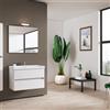 Leroy Merlin Colonna per mobile bagno Kora 2 ante P 27 x L 30 x H 160 cm laccato opaco bianco