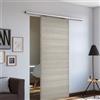 Leroy Merlin Porta scorrevole reversibile Cambridge in mdf rovere grigio, L 93 x H 212 cm, con binario Belem
