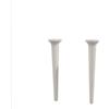 BADEN HAUS Kit 2 pezzi Piedino mobili da bagno (componibile) Bohemia in legno bianco opaco H 43 cm