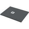 Leroy Merlin Piatto doccia in carbonato di calcio Horus grigio scuro L 70 x L 90 x H 2.7 cm opaco effetto pietra
