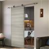 Leroy Merlin Porta scorrevole reversibile Cambridge in mdf rovere grigio, L 93 x H 212 cm, con binario Toledo