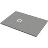Leroy Merlin Piatto doccia in carbonato di calcio Horus grigio chiaro L 70 x L 100 x H 2.7 cm opaco effetto pietra
