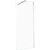 Leroy Merlin Box doccia walk-in, vetro 6 mm, L 70-120 cm x H 200 cm, profilo cromo