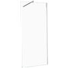 Leroy Merlin Box doccia walk-in, vetro 6 mm, L 70-120 cm x H 200 cm, profilo cromo