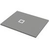 Leroy Merlin Piatto doccia in carbonato di calcio Horus grigio chiaro L 70 x L 120 x H 2.7 cm opaco effetto pietra