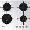 Whirlpool Piano cottura 4 fuochi WHIRLPOOL Bianco