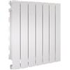 PRODIGE Termosifone in alluminio 7 elementi interasse 600 mm PRODIGE MODERN neutral white