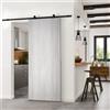 Leroy Merlin Porta scorrevole reversibile Marben in mdf bianco, L 93 x H 212 cm, con binario Retro