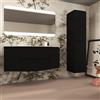 BADEN HAUS Estensione per mobile da bagno Vague 1 anta nero opaco L 34 x H 55 x P 41 cm