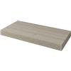 BADEN HAUS Top per lavabo Plissé BADEN HAUS L 100 x H 8 x P 50 cm rovere sbiancato mdf