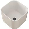 BADEN HAUS Lavabo da appoggio BADEN HAUS quadrato in ceramica L 40 x H 29 x P 40 cm bianco