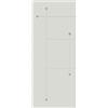 Leroy Merlin Pannello per porta d'ingresso P326 pellicolato pvc bianco L 92 x H 210.5 cm, Sp 12 mm apertura destra