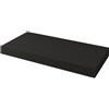 BADEN HAUS Top per lavabo Plissé BADEN HAUS L 100 x H 8 x P 50 cm nero mdf, opaco