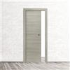 Leroy Merlin Porta interna scorrevole Callisto in MDF colore cenere, L 90 x H 210 cm, apertura reversibile