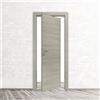 Leroy Merlin Porta interna rototraslante Callisto in MDF colore cenere, L 90 x H 210 cm, apertura reversibile