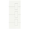 Leroy Merlin Pannello per porta d'ingresso P190 pellicolato pvc bianco L 92 x H 210.5 cm, Sp 6 mm apertura destra