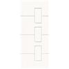 Leroy Merlin Pannello per porta d'ingresso P190 pellicolato pvc frassino bianco L 92 x H 210.5 cm, Sp 6 mm apertura destra